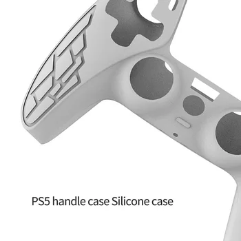 Mânerul colorat Manșon de Silicon Caz Praf de Piele Capac de Protecție Anti-Alunecare Pentru Sony PlayStation PS5 Controller