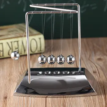 Newton se agită basketballDecorative metal cradle swing mingea știință leagăn din oțel echilibru ballHome decor de birou