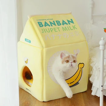 NOI Capsuni Banane Lapte de Lapte de Pat de Pisică Pisică animal de Casă produse de câine paturi animal de casă pisică casa pisoi pat pisici produse pentru animale de companie