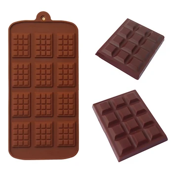 Noul Silicon Mucegai Ciocolata Ciocolata Instrumente de copt Non-stick Silicon tort mucegai Jeleu și Bomboane Mucegai 3D mucegai DIY mai bun