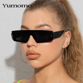 O Bucată Mică de Semi-fără ramă de ochelari de Soare 2021 Nou Brand de Designer Unisex Ochelari de Soare Femei Bărbați Ochelari Cadru Mare UV400 Ochelari