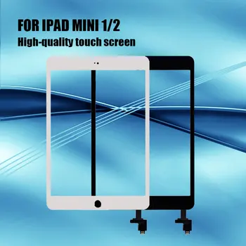 Original Pentru iPad Mini 1 2 A1432 A1454 A1455 A1489 A1490 A1491 Ecran Tactil Digitizer Senzor+IC Chip Conector Flex+Cheie Buton