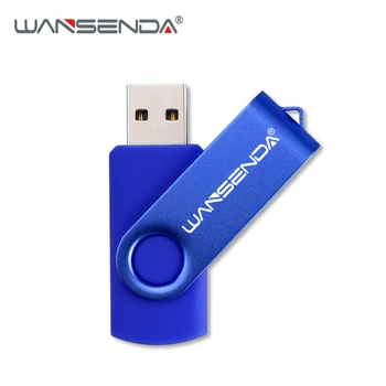 Original Wansenda Pivotante USB flash Drive 4GB 8GB 16GB 32GB Memory Stick de 64GB, 128GB, 256GB Pendrives U Disc Cle USB Stick USB2.0