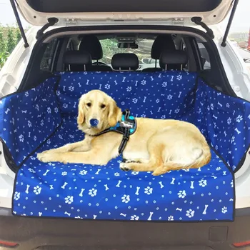 Oxford Câine Scaun Auto Capac Portbagaj Protector Pernă Pentru Câini Puppy Călători Transporta Rezistent La Apa Anti-Murdar Sedan Animale De Companie Care Transportă Produse