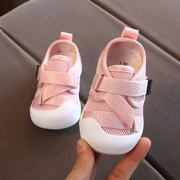 Pantofi De Copil Baby Girl Panglică Pantofi Casual Roz Gri Negru Culoare Băiat Nou-Născut Fund Moale Anti-Alunecare Pentru Copii Pantofi Pentru Sugari Adidași