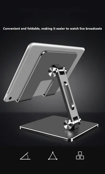 Pentru ipad pro 12 9 caz 2020 Tablet PC-ul sta pe desktop leneș telefon mobil difuzat live de ajustare portabil universal drama suport