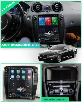 Pentru Jaguar XJ xjl 2010-2018 12.1 inch Tesla stil inteligent auto multimedia player video Jaguar XJ xjl radio GPS navigare 4G