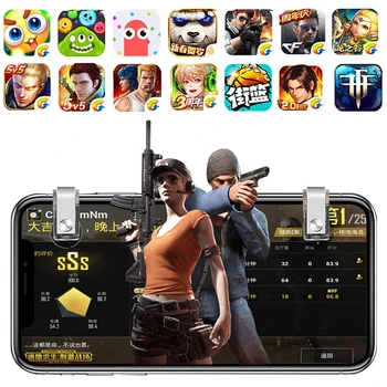 Pentru PUBG Telefon Mobil Gamepad Joystick Controller L1 R1 Foc Shooter Butoane de Declanșare Mâner pentru iPhone, Samsung, xiaomi