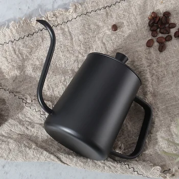 Picurare Ibric De Cafea Ceainic Cu Capac Non-Stick De Calitate Alimentară Din Oțel Inoxidabil Gooseneck Picurare Fierbător Gât De Lebădă Gura Subțire
