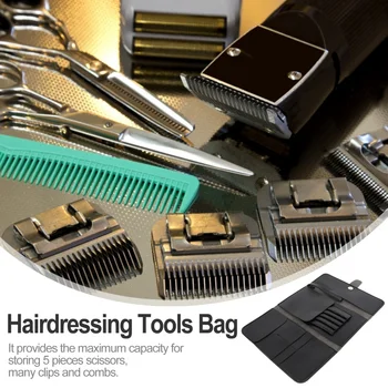 Piele de Păr Foarfeca de Caz Instrumente de Hair Styling Husă de Depozitare Suport pentru Frizer