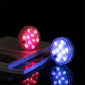 Piscină Lumini de Control de la Distanță De 10 Led-uri Lumini de Noapte cu Led-uri RGB Lumini Submersibile Lumina Baterii Piscină Accesorii