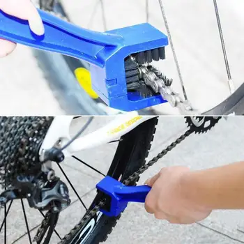 Plastic Cu Bicicleta Motocicleta Lanț De Bicicletă Perie Curata De Viteze Grunge Brush Cleaner În Aer Liber Cleaner Scruber 25.5cmX6cmX3.2cm