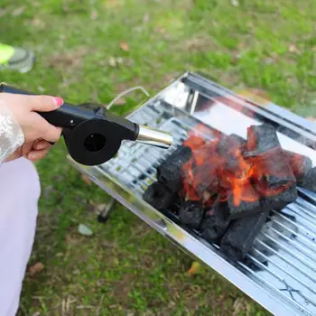 Portabil Manivela Alimentat Fan Suflantă de Aer Pentru Picnic BBQ Echipament de Incendiu