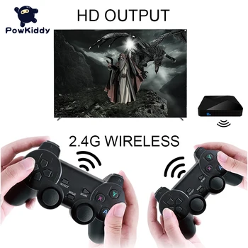 Powkiddy Noi G5 Wireless Consolă de jocuri Video Super Consola X 50+ Emulatoare HD Wifi Retro TV Box Joc Video Player Pentru PS1 Familie