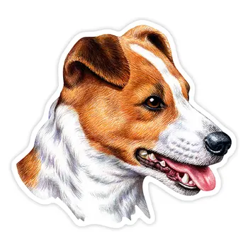 PVC-0166# Diverse Dimensiuni, Auto-adeziv Decal Jack Russell Câine Masina Autocolant Impermeabil Auto Decoruri pe Bara de protecție din Spate Fereastră