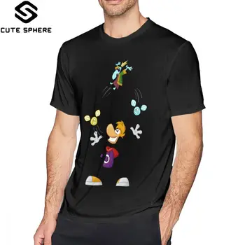 Rayman Tricou Jonglerie T-Shirt De Bază Maneca Scurta Tricou Imprimat Bumbac Barbati Supradimensionate Minunat Tricou