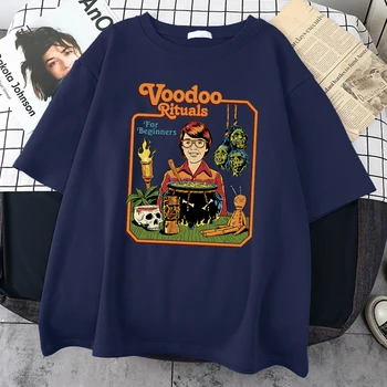 Ritualuri Voodoo Pentru Incepatori Print Mens T Shirt Moda Confortabil Tricouri Simplitate Potrivi T Shirt Rece O-Gat Sex Masculin Maneci Scurte