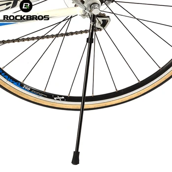 ROCKBROS Ciclism Kickstand Bicicleta Reglabile antiderapante Carbon Parcare Ultra-light Rack Suport Biciclete Picior Suport Accesorii pentru Biciclete