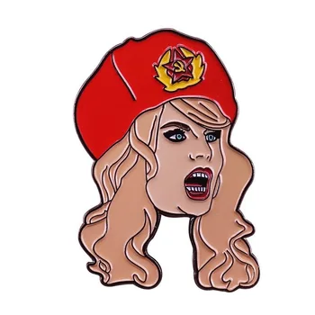 RuPaul lui Drag Race DragQueen Email Pin Broșe de Desene animate Creative Metal Brosa Ace Denim Pălărie Insigna Guler Bijuterii