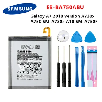 SAMSUNG Orginal EB-BA750ABU 3400mAh Baterie Pentru SAMSUNG Galaxy A7 2018 versiune A730x A750 SM-A730x A10 SM-A750F +Instrumente
