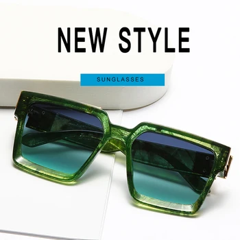 SHAUNA Retro ochelari de Soare Patrati Femei Gradient Oglindă Ochelari de Designer de Brand Bărbați Moda Nuante UV400 Ochelari de Soare