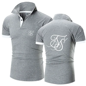 SIK Mătase 2021 Noua Moda de Vara Barbati de Auto-Cultivare T-Shirt de Imprimare Scrisoare Design Casual Urmări Teren de Sport cu Maneci Scurte