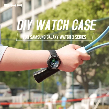 SIKAI CAZ TPU Moale Caz Ceas Pentru Samsung Galaxy Watch3 45mm Sport Minunat Drăguț Ceas Caz Pentru Smaung Galaxy 3 41mm