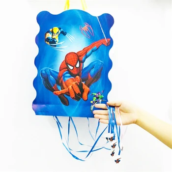 Spiderman Pliere Pinata Petrecere De Aniversare Pentru Copii Joc Decor Amuzant Băieți Consumabile Partid Ziua De Nastere Pentru Copii Petrecere Pinata Spiderman