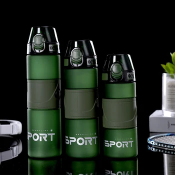 Sport Cana de Apa Proteine Agitator Sticla de Călătorie în aer liber Portabile, etanșe Drinkware Plastic Mat de Fitness Bucătărie Sticla Fara BPA