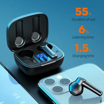 SPRIMO LB-8 TWS Casti Wireless Cu Microfon Mini Inear Stereo Auriculare Sport impermeabil Bluetooth 5.0 Căști Căști