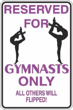 StickerPirate Rezervate pentru Gimnaste Doar 8