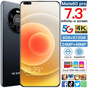 STOC Hauwel Pereche de 60 de Pro 5G MobilePhone 7.3