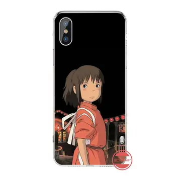 Studio Ghibli Spirited Away Desene animate Telefon Caz Pentru iphone 12 5 5s 5c se 6 6s 7 8 plus x xs xr 11 pro max