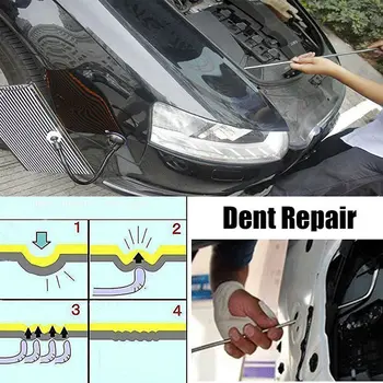 Tije Fierbinte Unelte De Mână Dent Repair Kit De Paintless Dent Removal Tragator Seturi Auto Grindina Faliment Usi Instrumente De Reparare