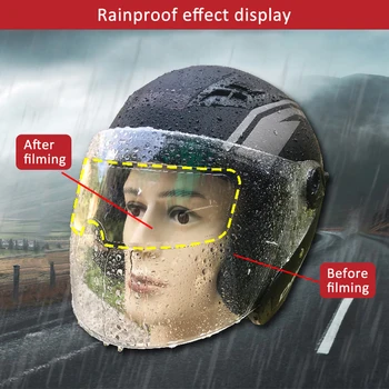 Tip Universal Casca Motocicleta Anti-ploaie Anti-ceață Film Mașină Electrică Jumătate-cască Obiectiv Patch Siguranță de Echitatie Helme Obiectiv Autocolante