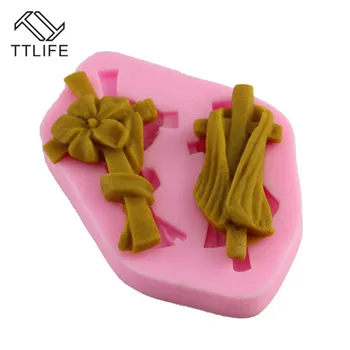 TTLIFE 7 Stiluri Formă de Cruce Fondant Tort Mucegai Silicon Revers Formând Lut Polimeric Ciocolată Decorare DIY Instrumente de Copt Matrite