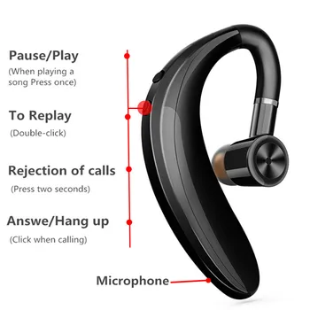 TWS Casti Bluetooth casti Handsfree Clema set cu cască fără Fir cu Mașina de Apel Sport Căști Cu Microfon Pentru Telefoane Inteligente