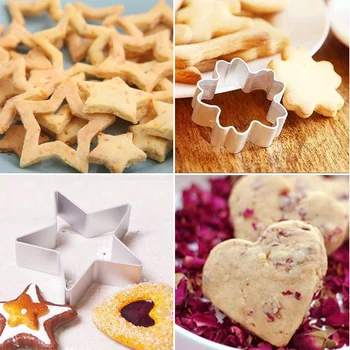 Tăietori Cookie forme de turnare din Aliaj de Aluminiu Fondant Biscuiți produse de Patiserie Cutter Mucegai DIY Tort Cookie-uri de Crăciun Decorare