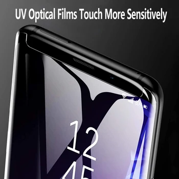 UV din Sticla Temperata Pentru Samsung Galaxy S20 S21 Plus Ultra S10 S9 S8 S7 Edge Plus Full Screen Protector Pentru Galaxy Note 8 9 10 20