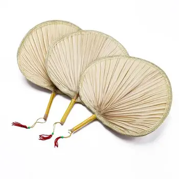 Vara Ventilatorului de Răcire Pure Naturale Handmade, DIY Frunze de Palmier Fan Respingător Țânțar Mână Fanii Perfecționa Decor în Stil Chinezesc Ventilator de Mână