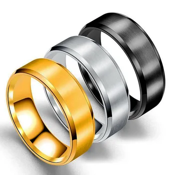 Versiunea coreeană de bijuterii oțel titan mat cuplu inel, micro inel cu diamant, dragoste puzzle cuplu inel