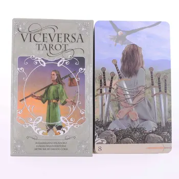 ViceVersa Tarot și Ghid Card de Soarta Joc de Divinație Tarot Pentru Petrecere de Vacanță Cadou Jocuri de masă