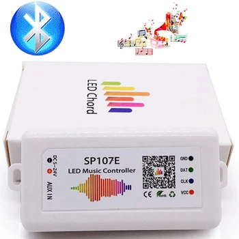 WIFI RGB SP107E Pixel IC SPI Muzica Controler Bluetooth pentru WS2812 SK6812 SK9822 RGBW APA102 LPD8806 Benzi DC5-24V