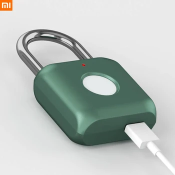 Xiaomi Amprente Inteligent Lacăt Kitty USB rezistent la apa Electronic de Blocare de Amprente Acasă Anti-furt Bagaje Caz Lacăt de Siguranță