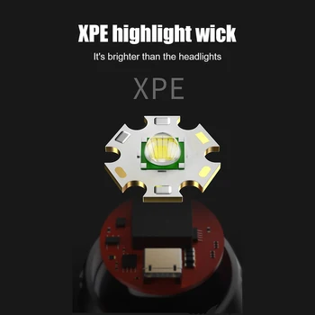 XPE Lanterna LED-uri 3 Modul de Iluminare Portabil USB Reîncărcabilă lumina Reflectoarelor Camping Lanterna Noaptea de Iluminat Pentru Camping, Drumeții, Pescuit