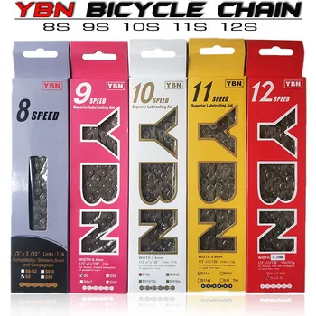 YBN 8/9/10/11/12 cu Viteză Variabilă de Munte/Biciclete Rutier Lanturi SHIMANO SRAM 116L/126L Gol/Semi-Hollow MTB Biciclete Piese