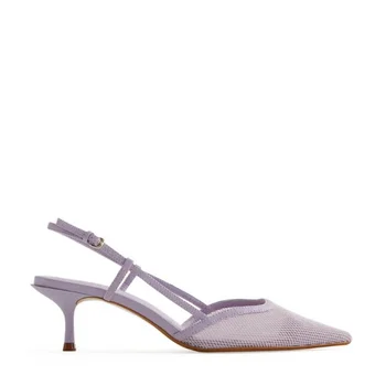 YEELOCA Brand Simplu Moda Doamnelor Sandale Noi pentru Femei Pantofi de Lumină Violet Ochiuri de Pisica de Mare Tocuri Femei Tocuri inalte Tocuri inalte