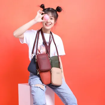 YIZHONG Noua Moda Saci de Umăr din Piele Crossbody Genti pentru Femei Buzunar pentru Telefon Mobil, Portofele de Înaltă Calitate, Messenger Bag