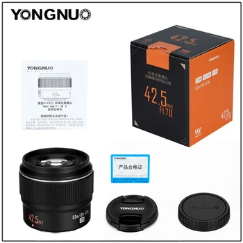 YONGNUO YN42.5 mm F1.7M II Obiectiv 42.5 mm F1.7 Focalizare Automată AF Lentilă aparat de Fotografiat Pentru Panasonic, Olympus M4/3 montați Camera Mirrorless