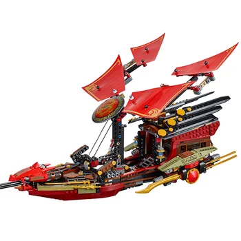 Zbor Destinul Barca de Recompense Nin jagoes Model de Navă Blocuri 1325 Buc Cărămizi Băieți Cadouri Jucarii Pentru Copii